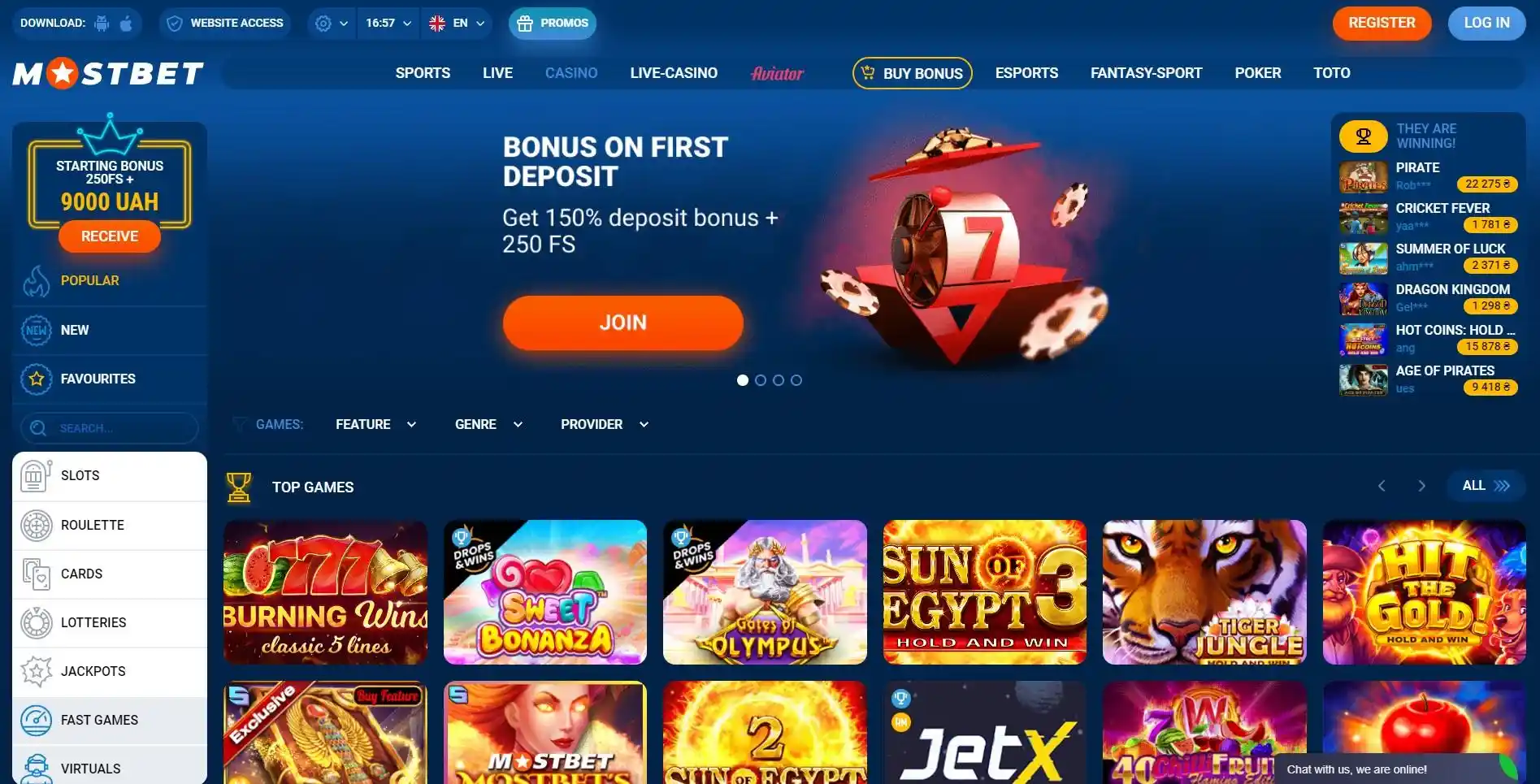 MostBet Casino